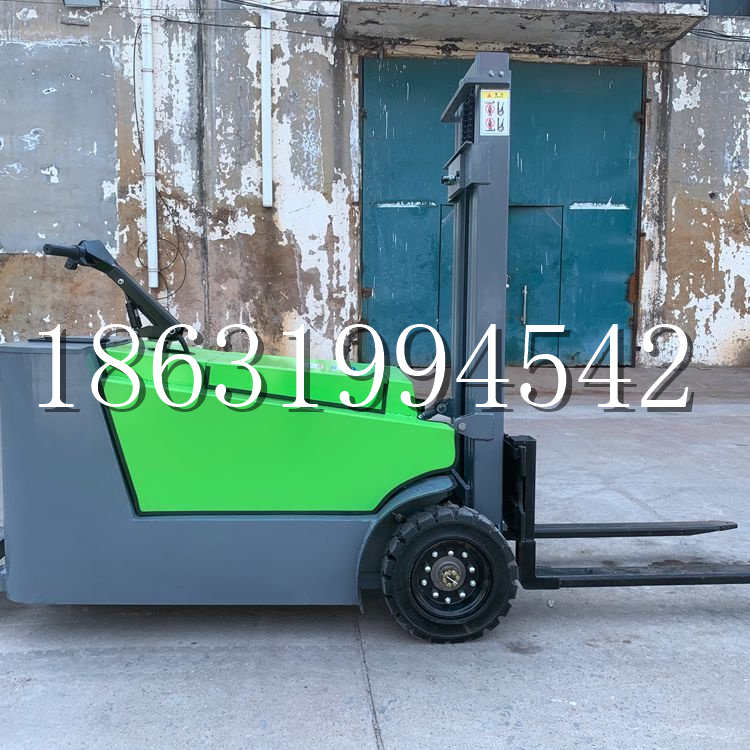 灵台县小型电动叉车1吨2吨步行站驾式电瓶堆高充电装卸车液压升降车铲车